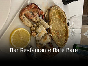 Bar Restaurante Bare Bare reserva