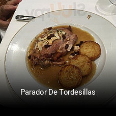 Parador De Tordesillas reserva de mesa