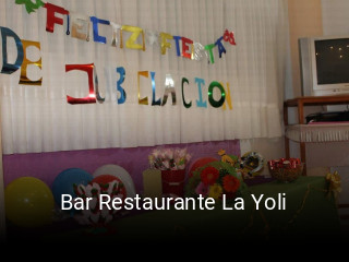 Bar Restaurante La Yoli reserva