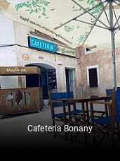 Cafeteria Bonany reservar mesa