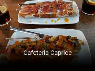 Cafetería Caprice reservar mesa