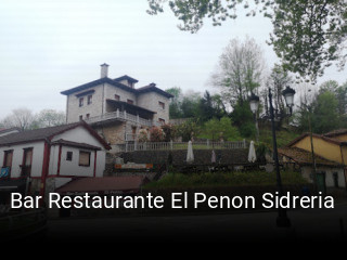 Bar Restaurante El Penon Sidreria reservar en línea
