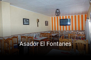Reserve ahora una mesa en Asador El Fontanes