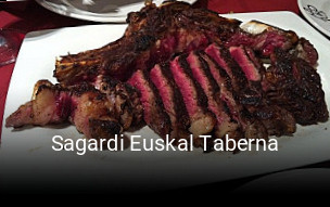 Reserve ahora una mesa en Sagardi Euskal Taberna
