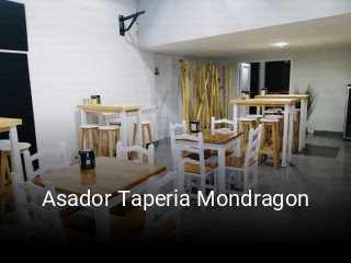 Asador Taperia Mondragon reserva de mesa