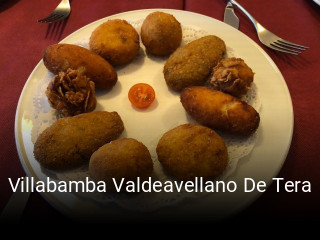 Reserve ahora una mesa en Villabamba Valdeavellano De Tera
