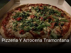 Pizzeria Y Arroceria Tramontana reserva de mesa