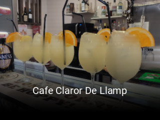 Reserve ahora una mesa en Cafe Claror De Llamp