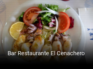 Bar Restaurante El Cenachero reserva de mesa