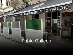 Reserve ahora una mesa en Pablo Gallego