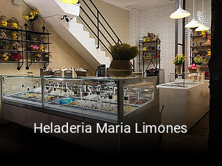 Heladeria Maria Limones reserva de mesa