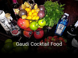 Gaudi Cocktail Food reserva de mesa