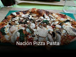 Nación Pizza Pasta reserva de mesa