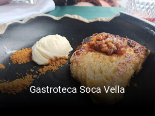 Gastroteca Soca Vella reserva de mesa