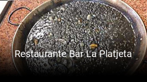 Restaurante Bar La Platjeta reservar mesa
