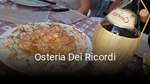 Reserve ahora una mesa en Osteria Dei Ricordi