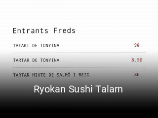 Ryokan Sushi Talarn reserva de mesa
