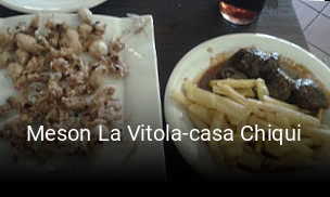 Reserve ahora una mesa en Meson La Vitola-casa Chiqui
