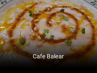 Reserve ahora una mesa en Cafe Balear