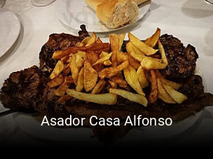 Asador Casa Alfonso reservar en línea