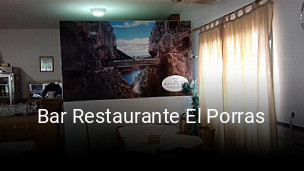 Bar Restaurante El Porras reservar mesa