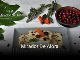 Reserve ahora una mesa en Mirador De Alora