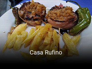 Casa Rufino reservar mesa