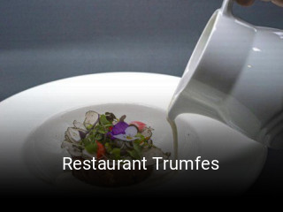 Reserve ahora una mesa en Restaurant Trumfes