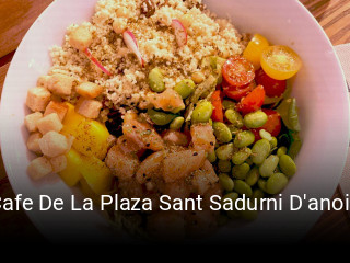 Reserve ahora una mesa en Cafe De La Plaza Sant Sadurni D'anoia