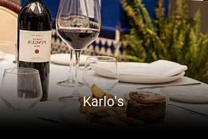 Karlo's reservar mesa