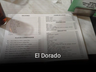 Reserve ahora una mesa en El Dorado