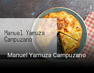 Manuel Yamuza Campuzano reservar mesa