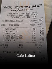 Reserve ahora una mesa en Cafe Latino