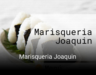 Marisqueria Joaquin reserva