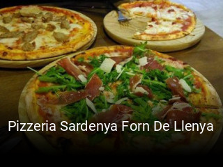 Reserve ahora una mesa en Pizzeria Sardenya Forn De Llenya