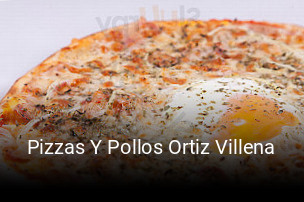 Pizzas Y Pollos Ortiz Villena reserva de mesa
