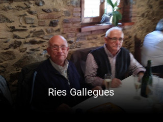 Reserve ahora una mesa en Ries Gallegues