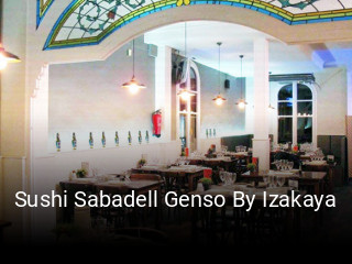 Sushi Sabadell Genso By Izakaya reserva de mesa