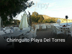 Reserve ahora una mesa en Chiringuito Playa Del Torres