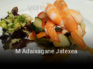 Reserve ahora una mesa en M Adaixagane Jatexea