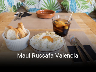 Reserve ahora una mesa en Maui Russafa Valencia