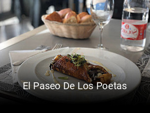 Reserve ahora una mesa en El Paseo De Los Poetas