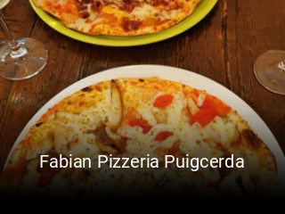 Reserve ahora una mesa en Fabian Pizzeria Puigcerda