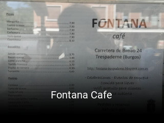 Reserve ahora una mesa en Fontana Cafe