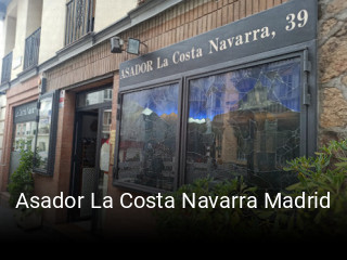 Reserve ahora una mesa en Asador La Costa Navarra Madrid