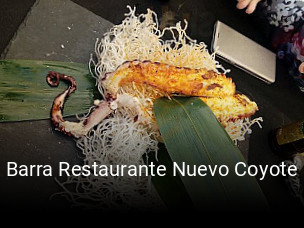 Barra Restaurante Nuevo Coyote reservar mesa