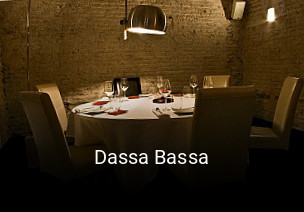 Reserve ahora una mesa en Dassa Bassa