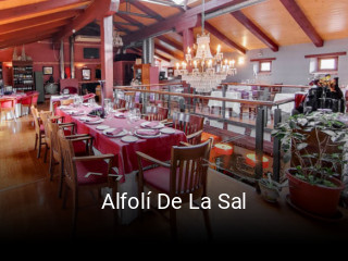 Reserve ahora una mesa en Alfolí De La Sal