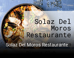 Reserve ahora una mesa en Solaz Del Moros Restaurante