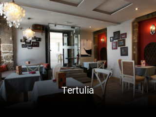Reserve ahora una mesa en Tertulia